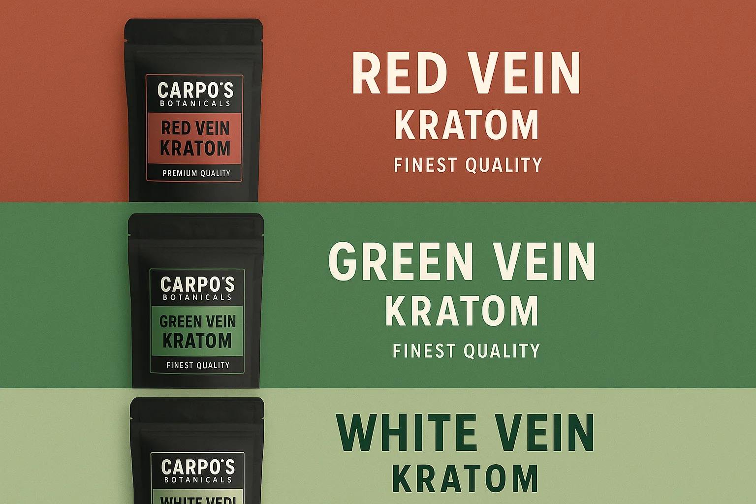 Carpo’s Botanicals Kratom Vendor Top Strains