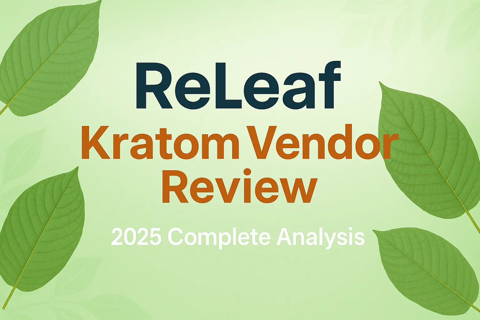 Releaf Kratom Vendor Reviews