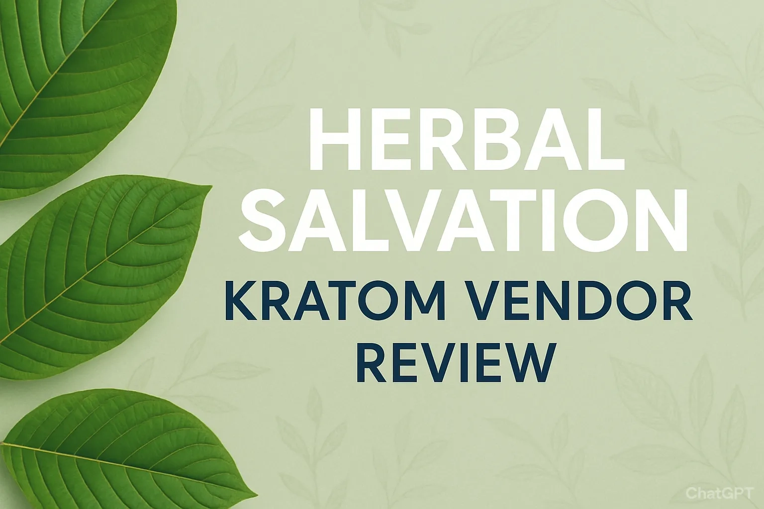 Herbal Salvation Kratom Vendor Review