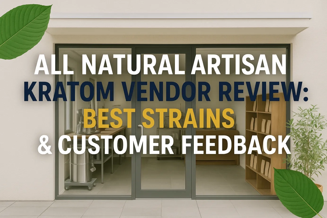 All Natural Artisan Kratom Vendor Review