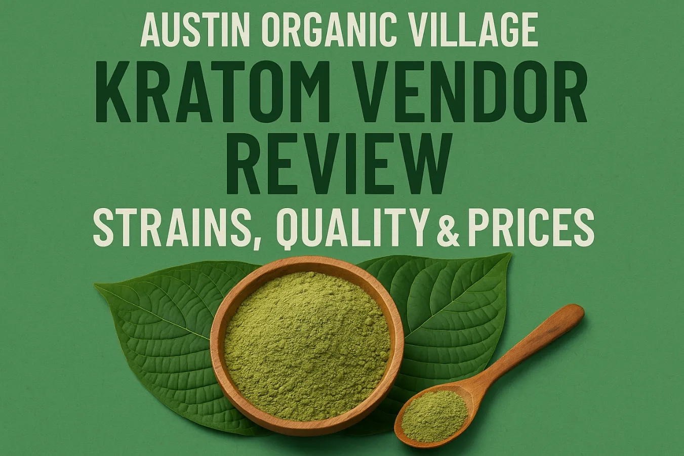 Austin Organic Village Kratom Vendor Review Strains, Quality & Prices