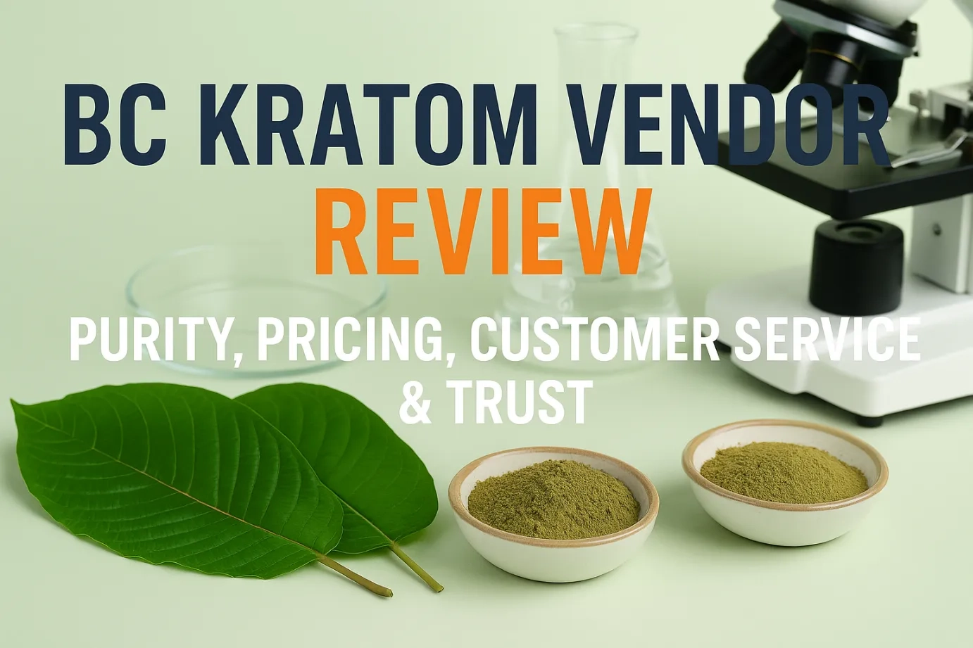 BC Kratom Vendor Review Purity, Pricing, Customer Service