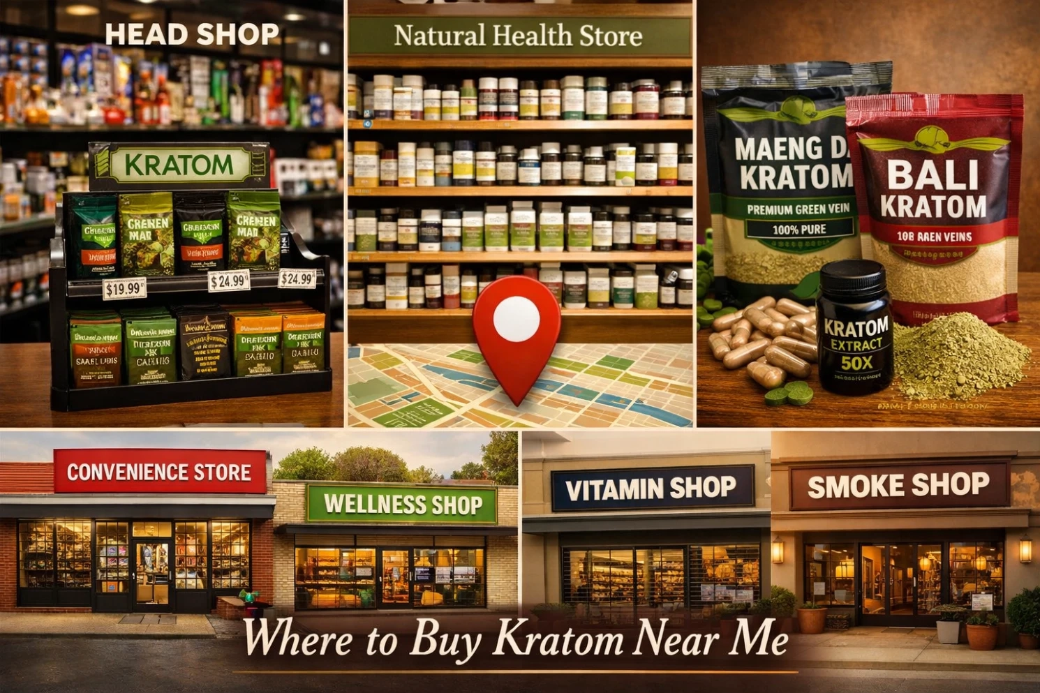 Buy Kratom Near Me Local Stores options