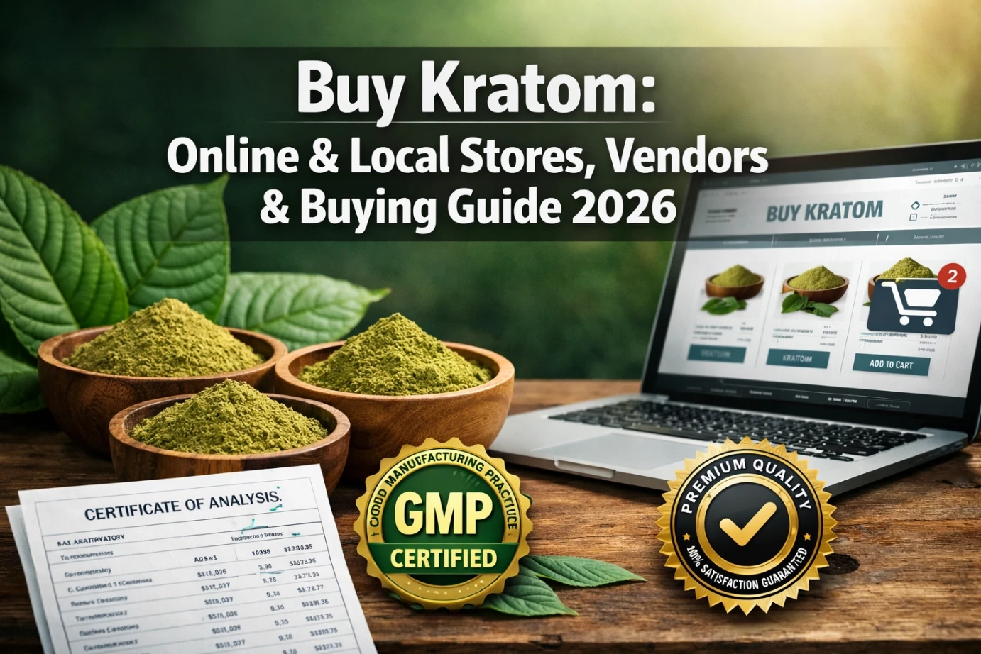 Buy Kratom Online and Local Vendor