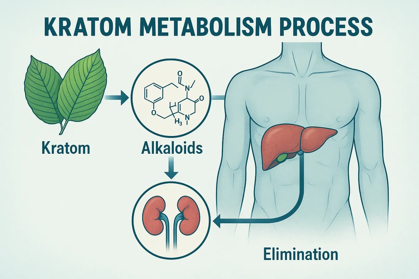Kratom Metabolism Process