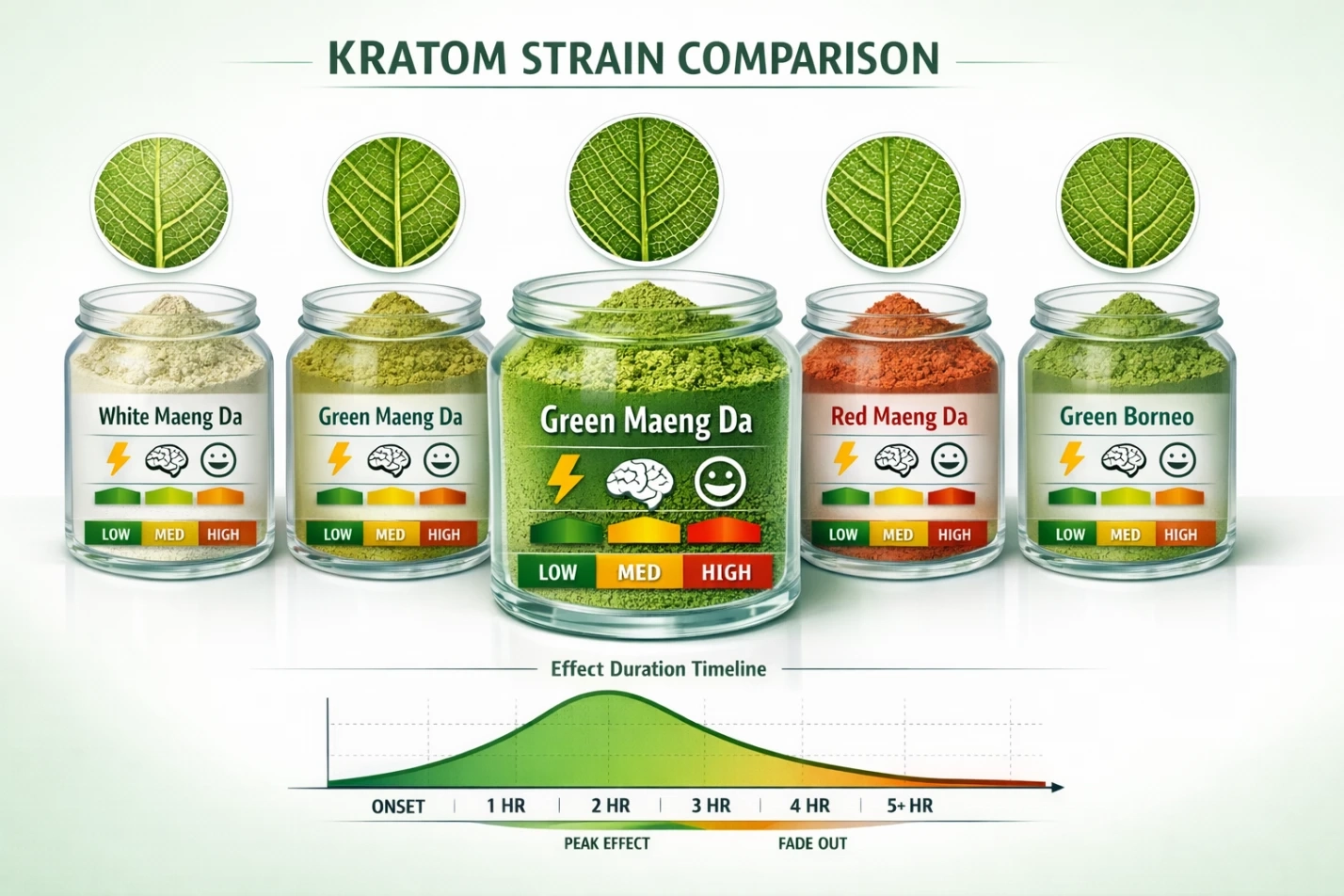 Green Maeng Da Kratom Strain Compare