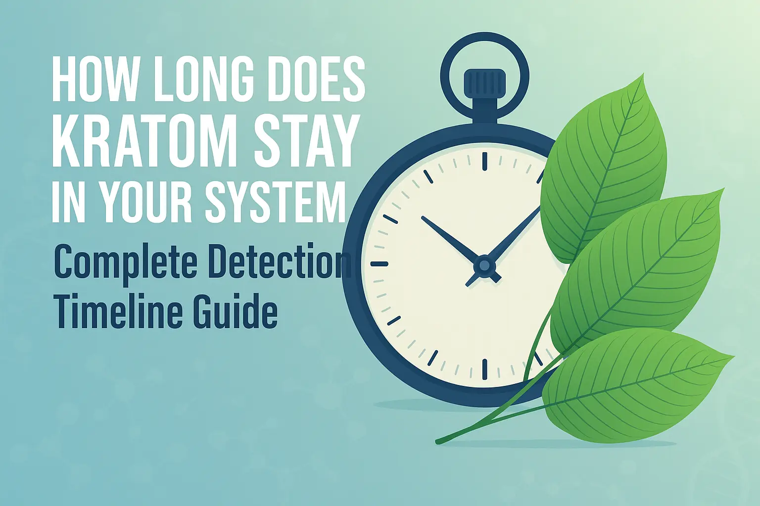 how long does kratom stay in your system