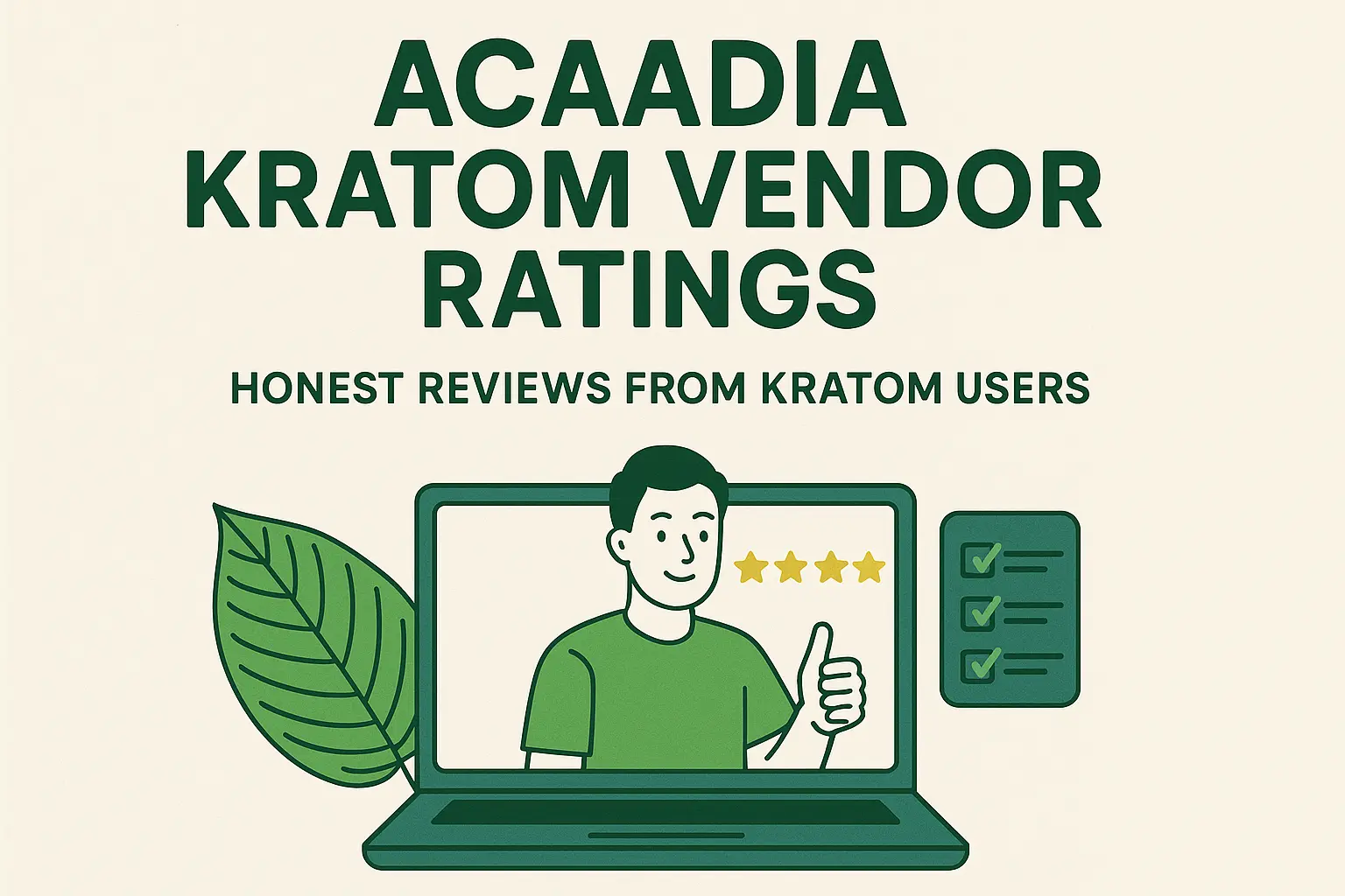 Acadia Kratom Vendor Ratings: Honest Reviews From Kratom Users