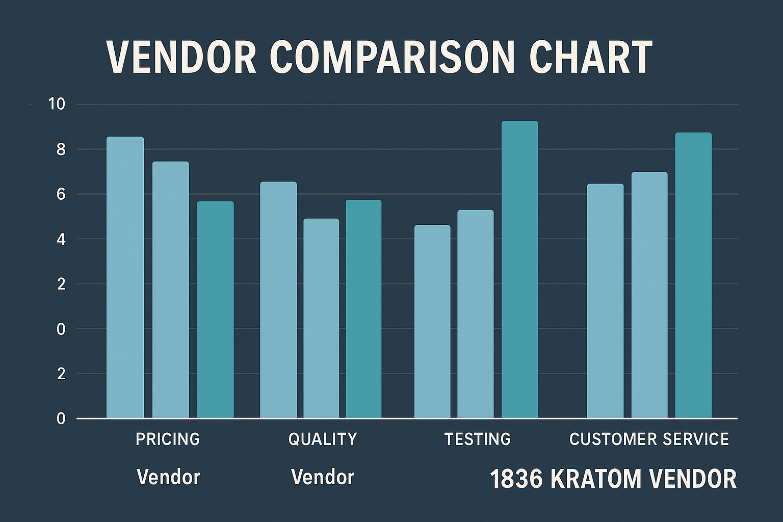 Kratom Vendor Comparison Chart