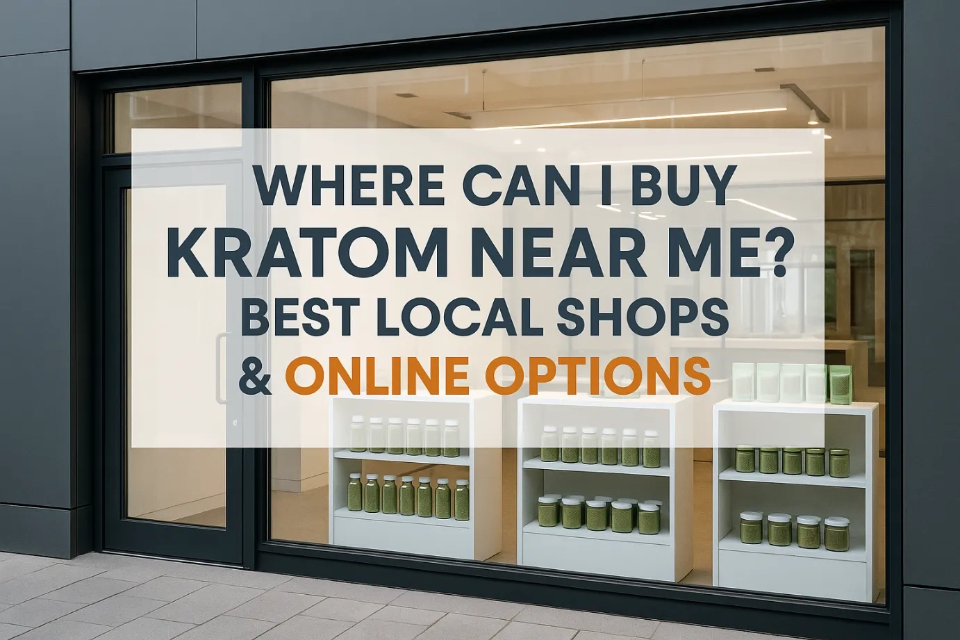 Where Can I Buy Kratom Near Me Best Local Shops & Online Options