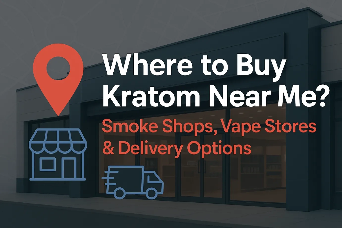 Where to Buy Kratom Near Me Smoke Shops, Vape Stores & Delivery Options