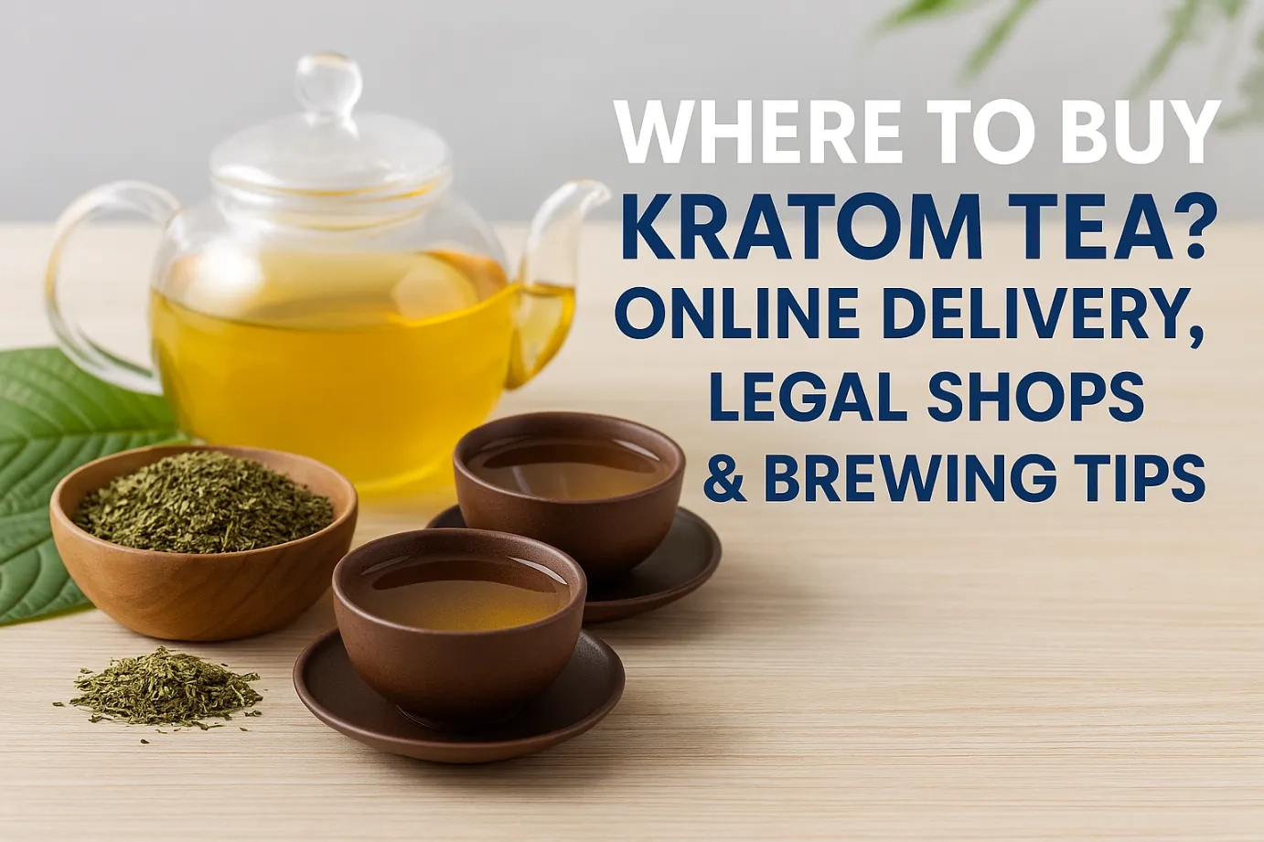 Where to Buy Kratom Tea Online Delivery, Legal Shops & Brewing Tips