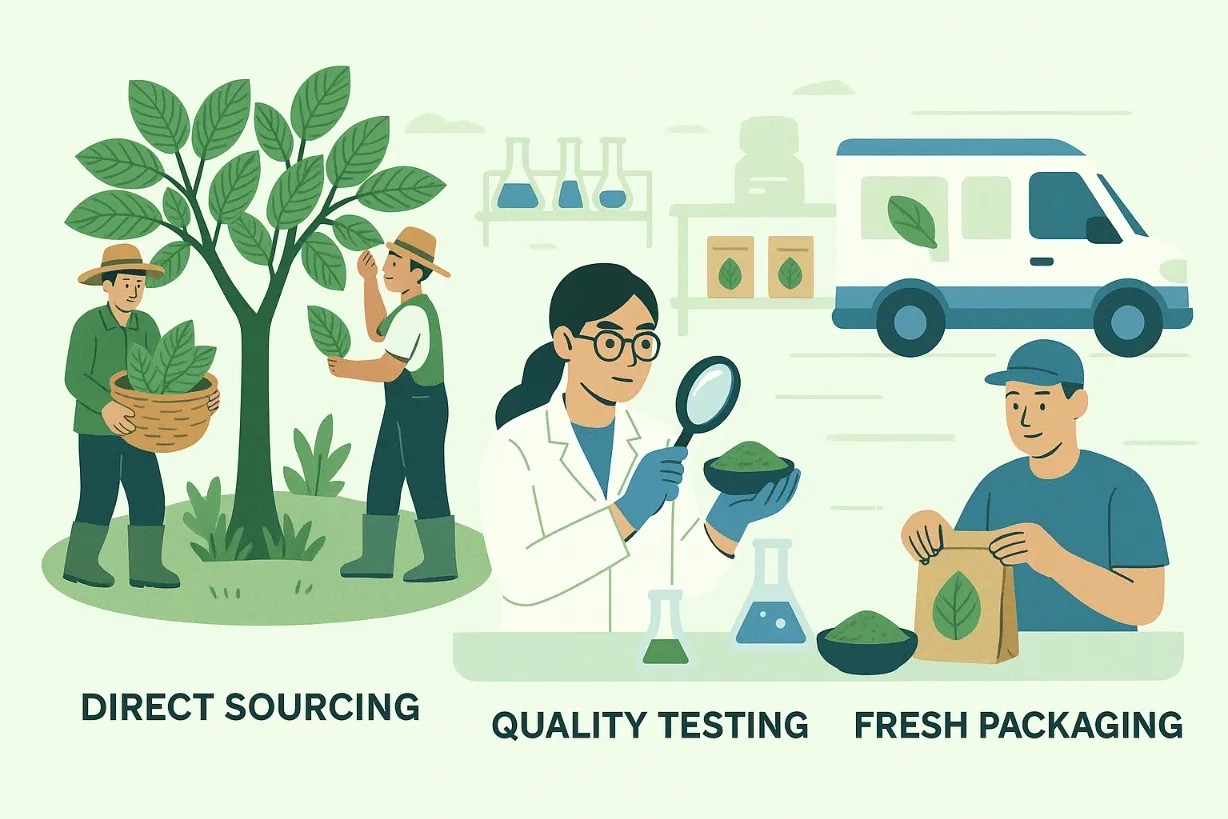 Blissful Botanicals Environmental Responsibility and Sustainability Kratom Vendor 