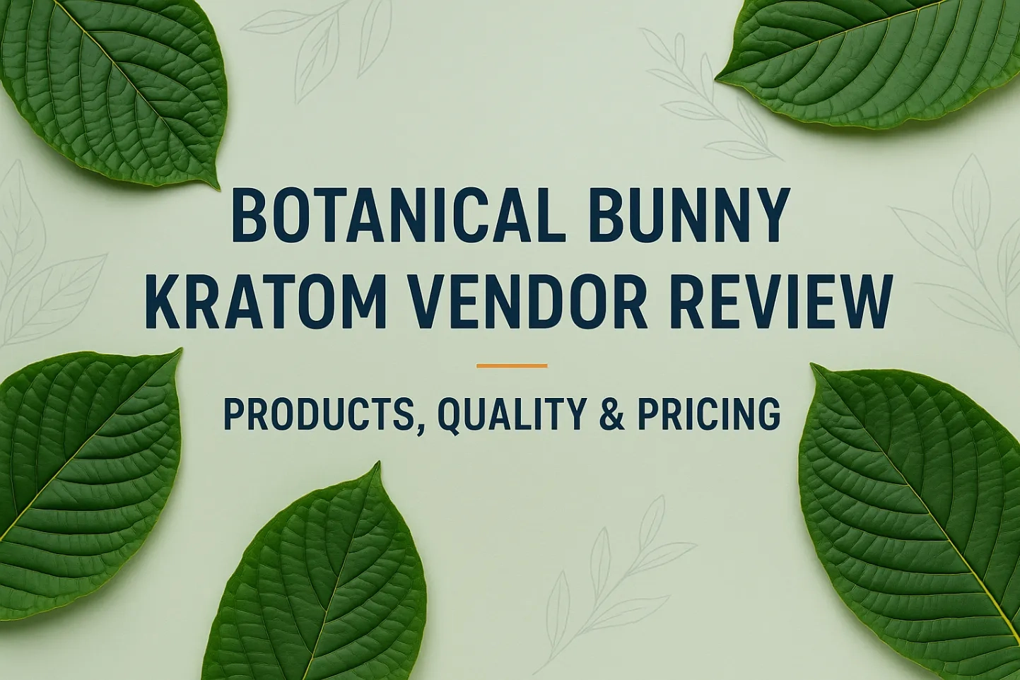 Botanical Bunny Kratom Vendor Review – Products, Quality & Pricing