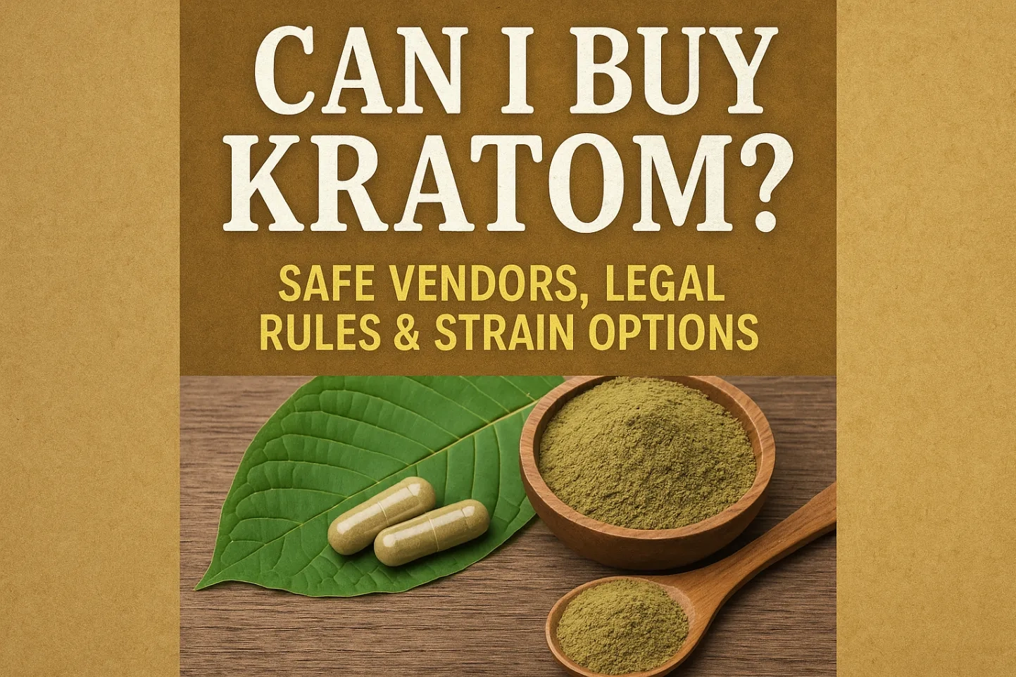 Can I Buy Kratom