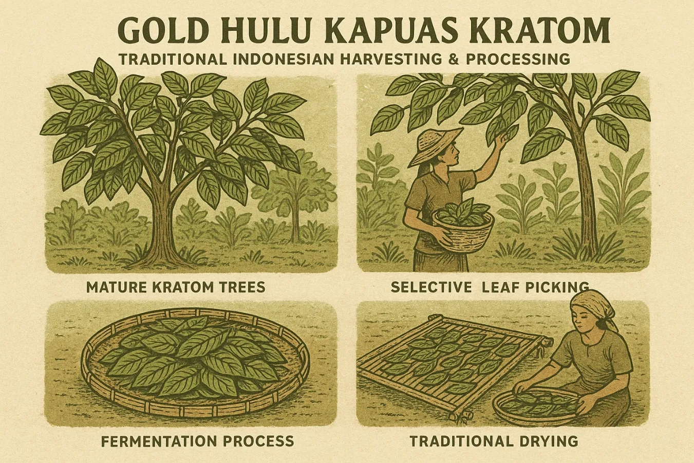 Gold Hulu Kapuas Kratom Strain – Relaxation, Focus, Mood Support & Buying Tips