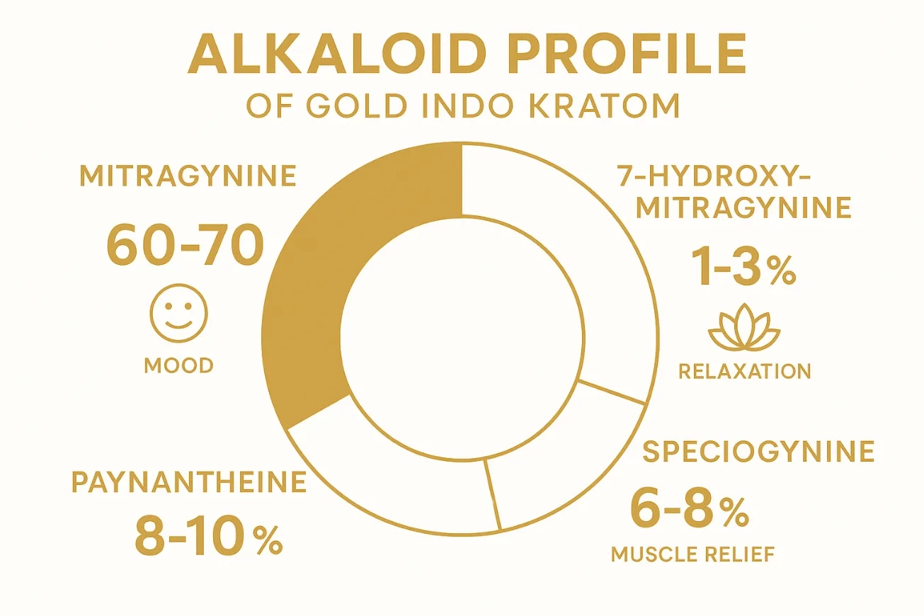 Gold Indo Kratom alkaloid profile