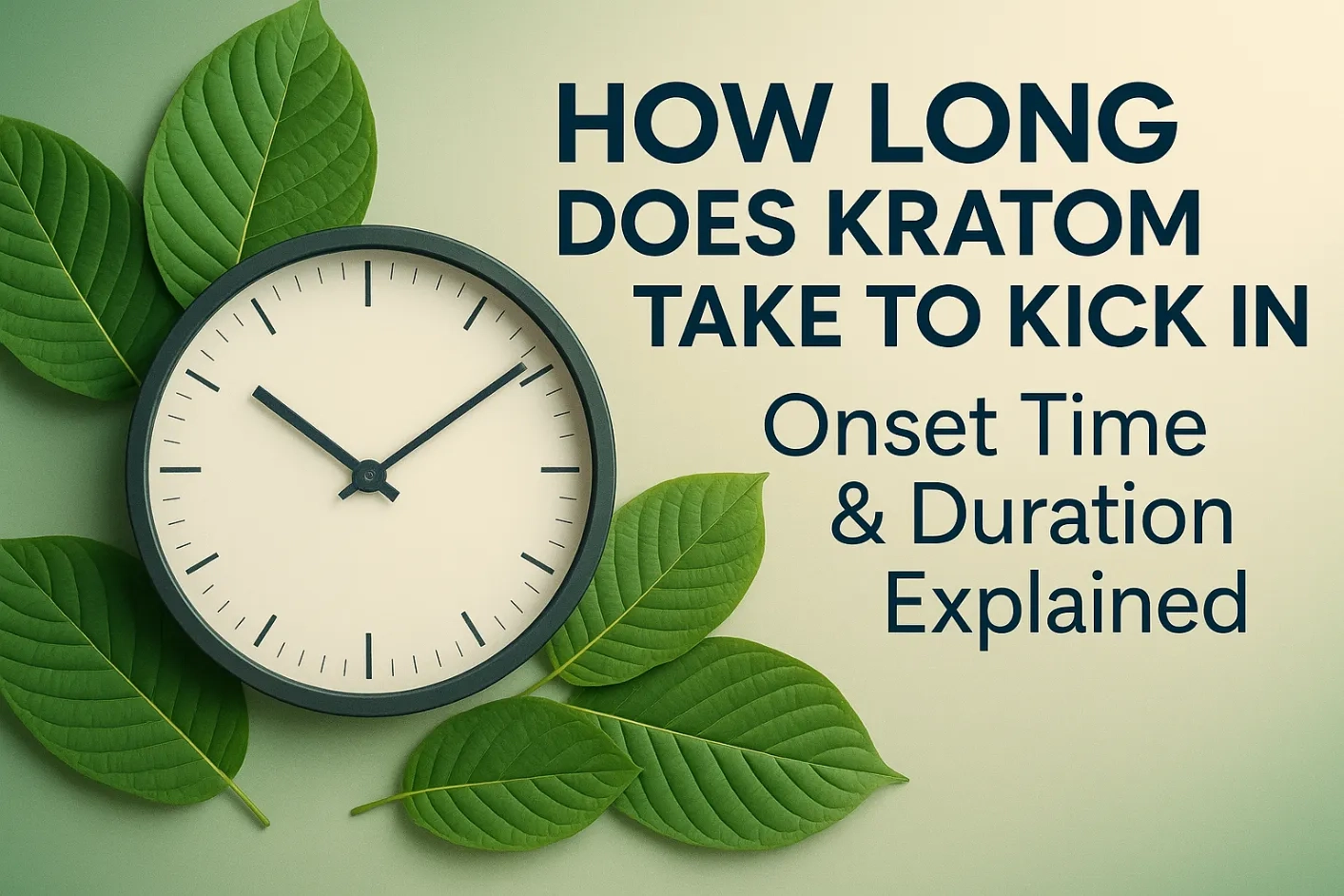 How Long Does Kratom Take to Kick In