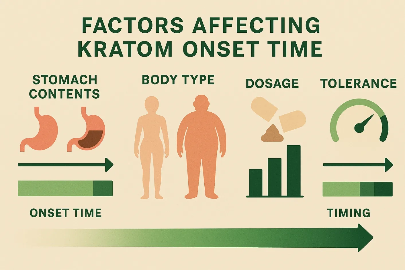 Factors Affecting Kratom onset time