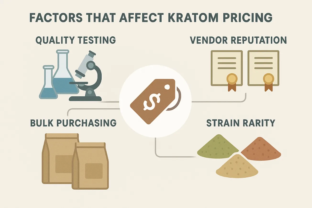 factors that affect kratom costs