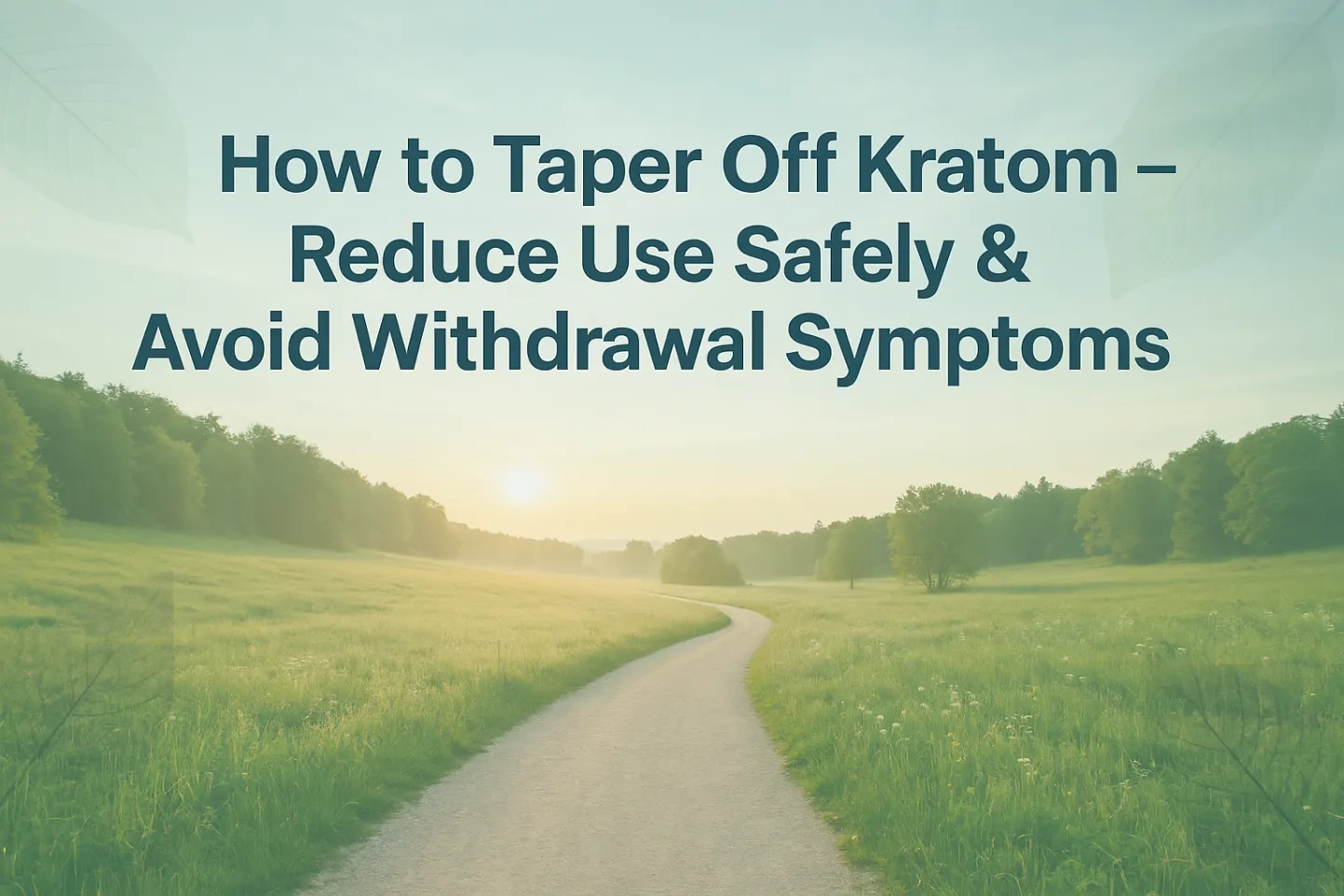 how to taper off kratom– Reduce Use Safely & Avoid Withdrawal Symptoms