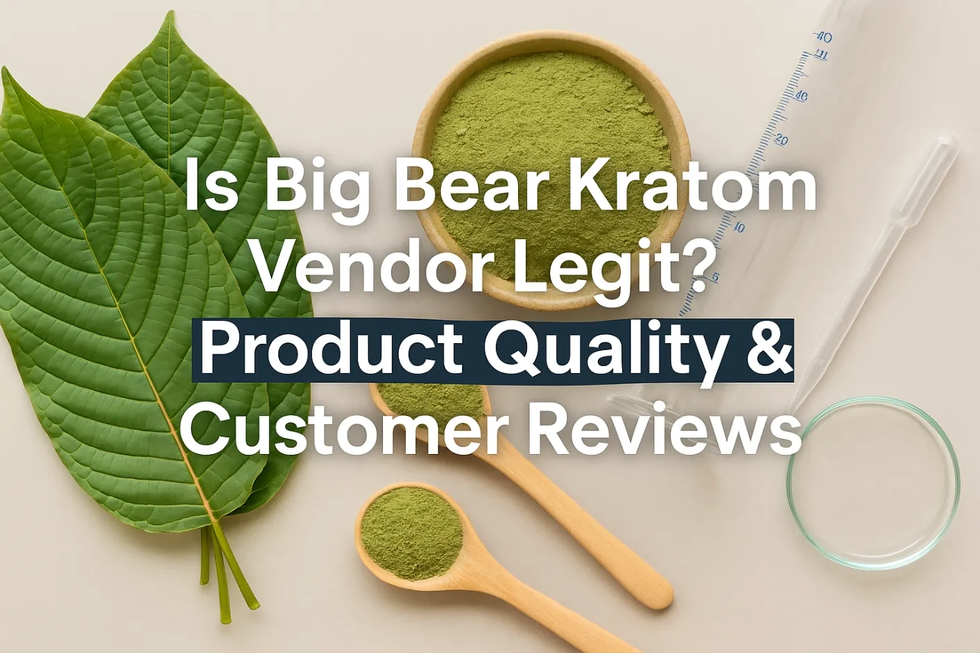 Is Big Bear Kratom Vendor Legit