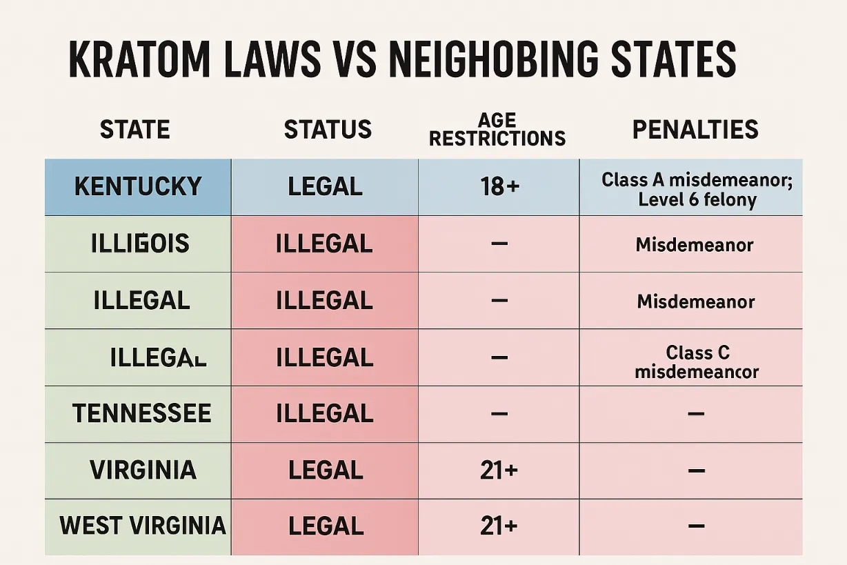 Is Kratom Legal in Kentucky Laws, Restrictions & Age Limits