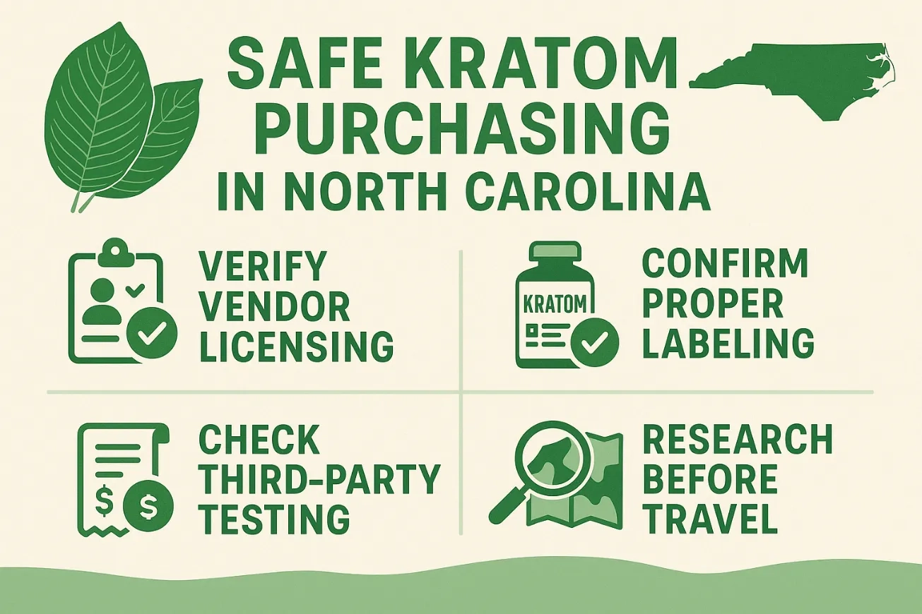 safe Kratom purchasing in North Carolina