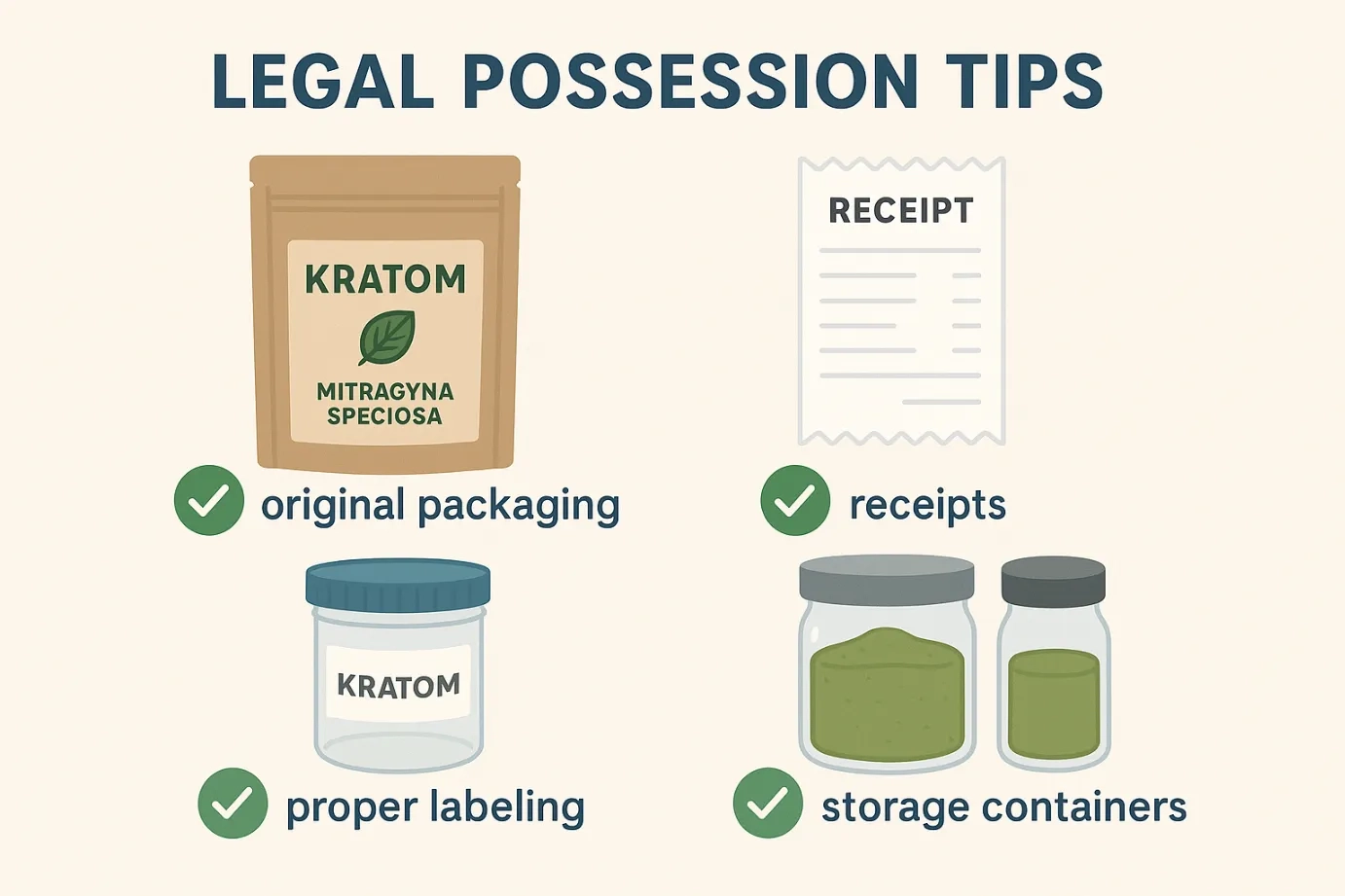 legal possession tips