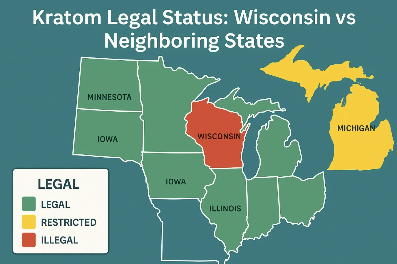 Is Kratom Legal in Wisconsin Current Ban Status and Penalties Explained2