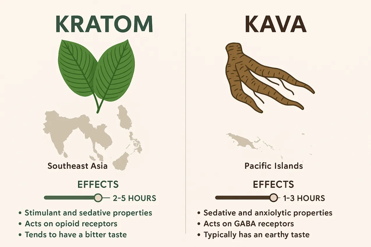 Kratom and kava explained