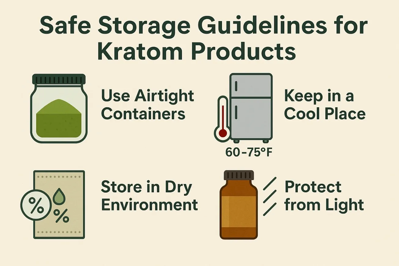 Safe Storage Kratom guide