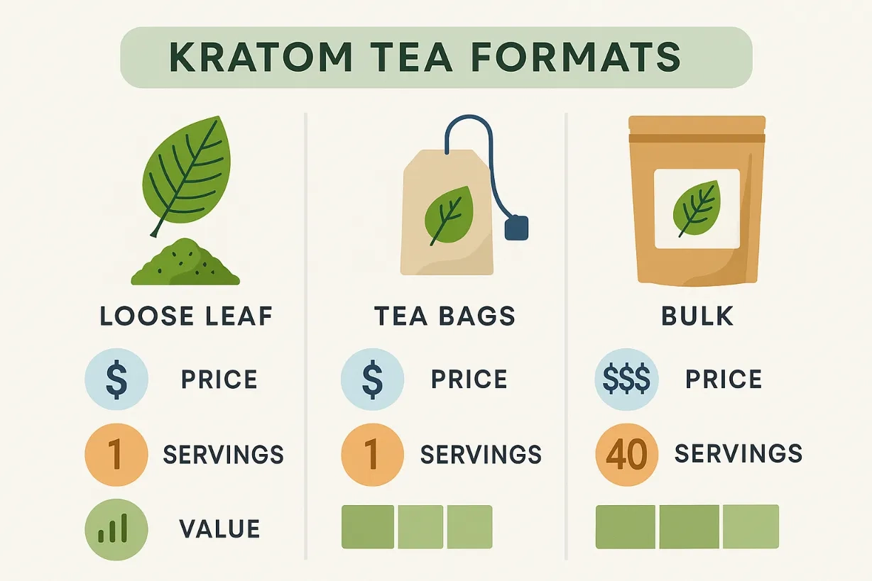 Kratom Tea Formats