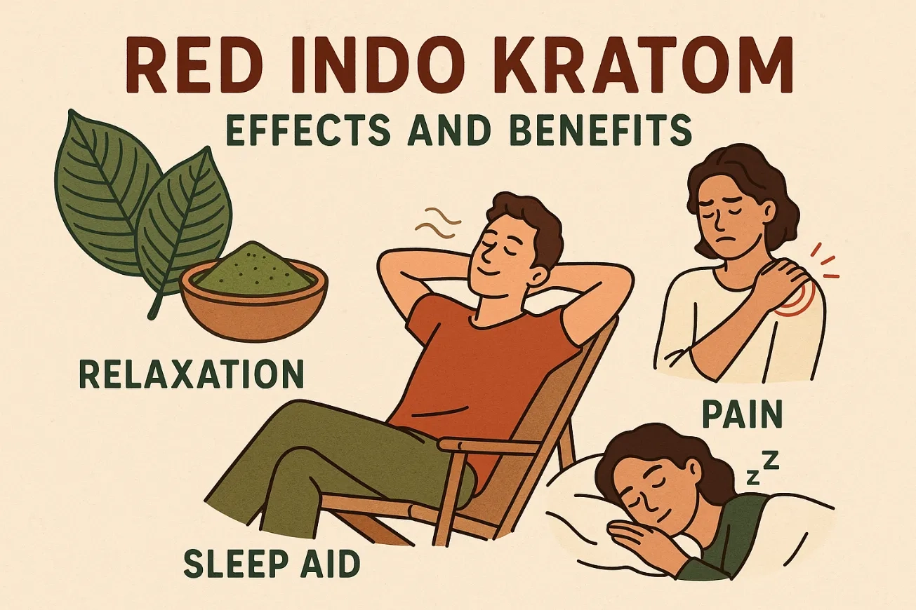 Red Indo Kratom effects and benefits