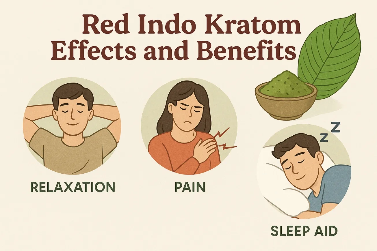 Red Indo Kratom effects and benefits