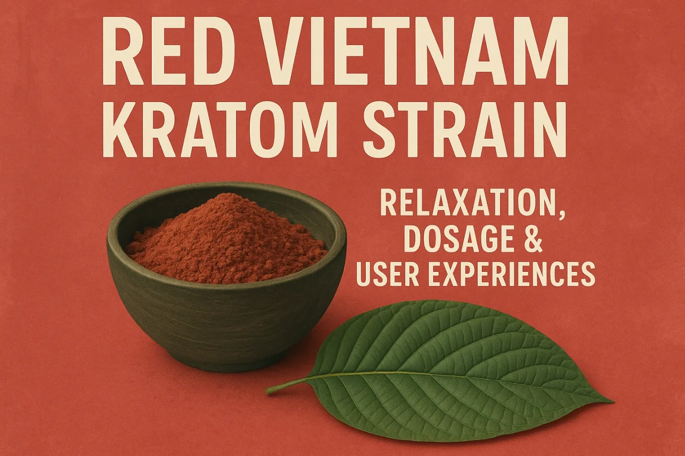 Red Vietnam Kratom Strain – Relaxation, Dosage & User Experiences