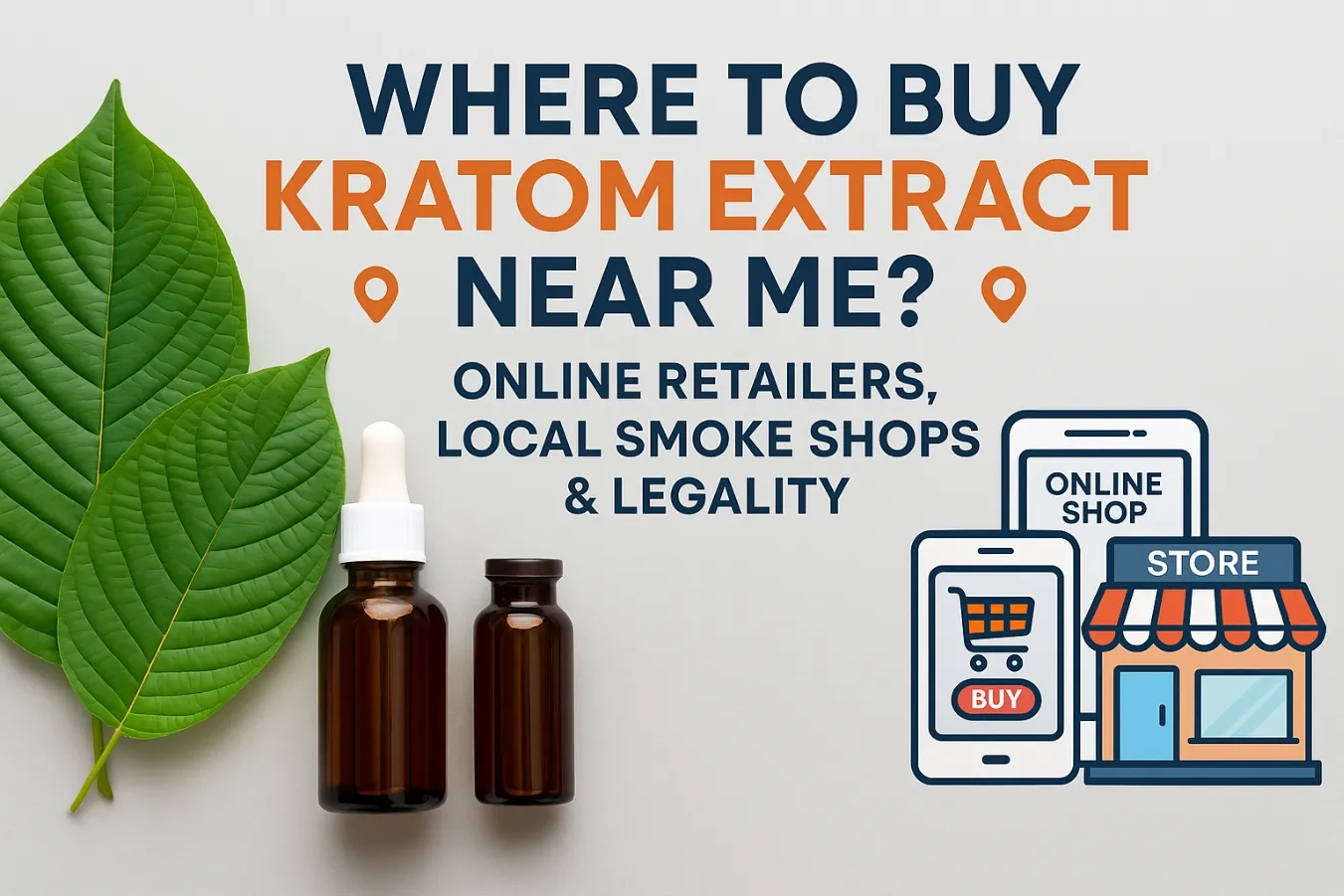 Where to Buy Kratom Extract Near Me? Online Retailers, Local Smoke Shops & Legality