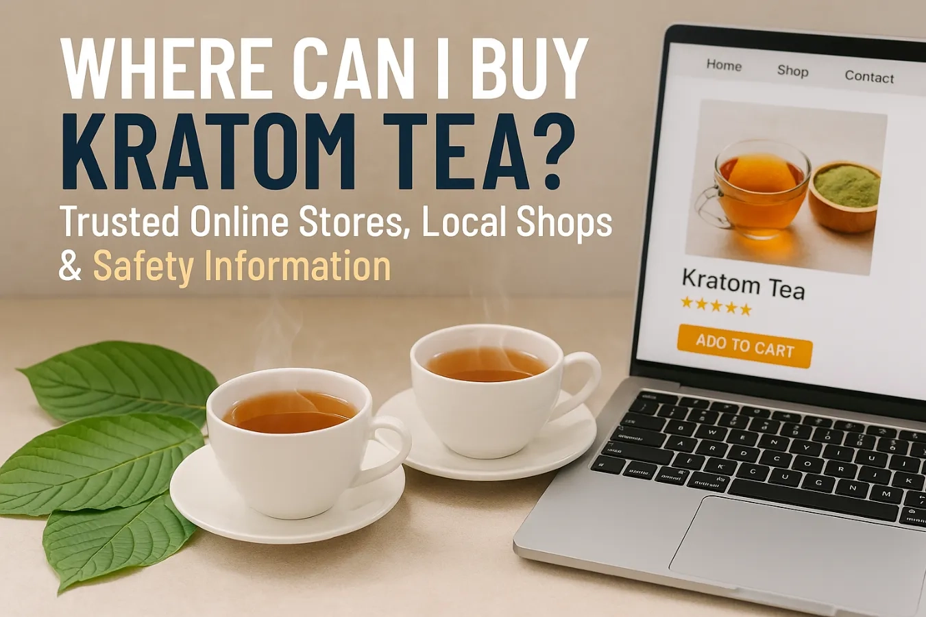 Where Can I Buy Kratom Tea? Trusted Online Stores, Local Shops & Safety Information