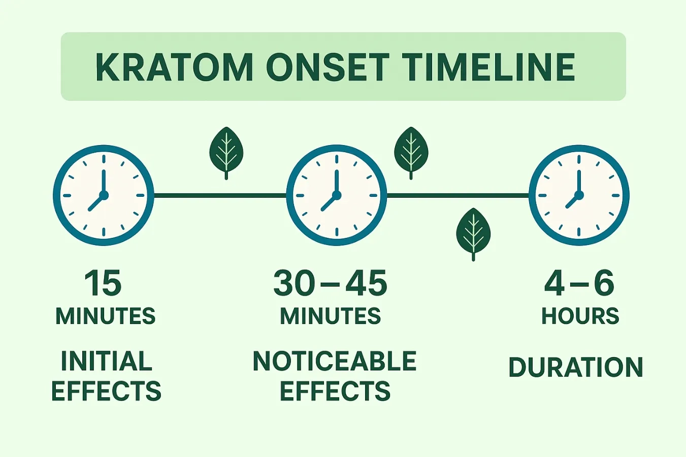 How Long Does It Take Kratom to Kick In? Onset Time, Duration & Effects Explained