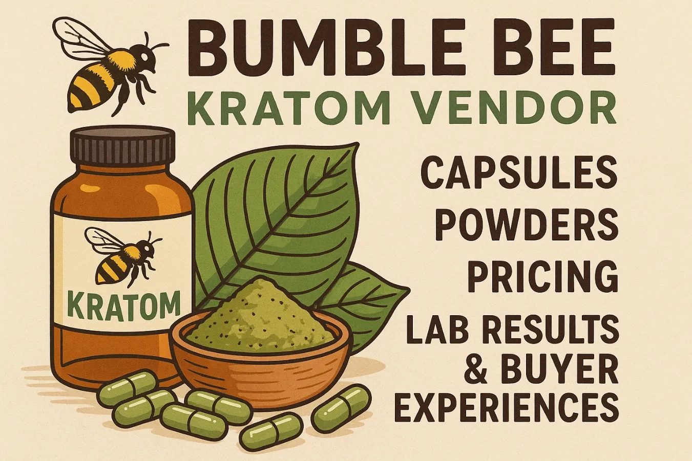 Bumble Bee Kratom vendor review – 