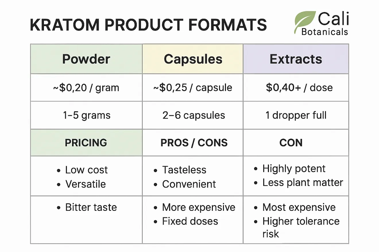 Cali Botanicals Kratom Vendor
