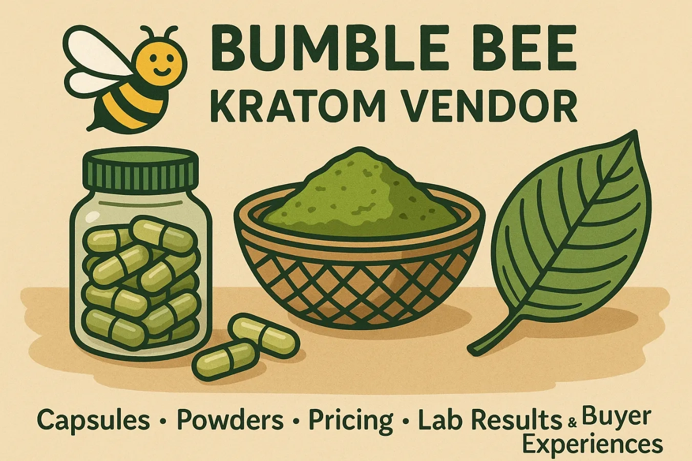 Bumble Bee Kratom vendor review 