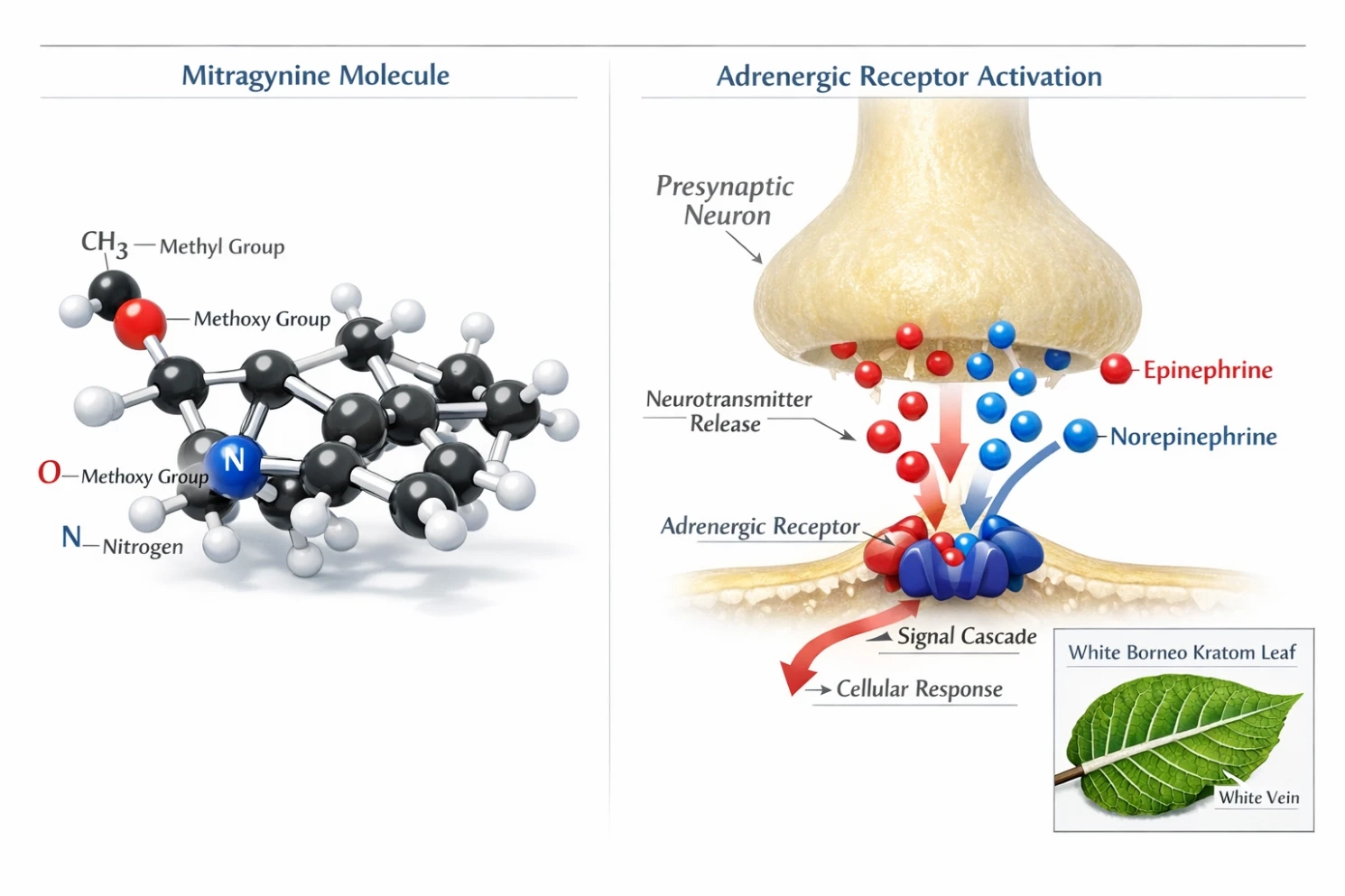 White Borneo Kratom Alkaloid
