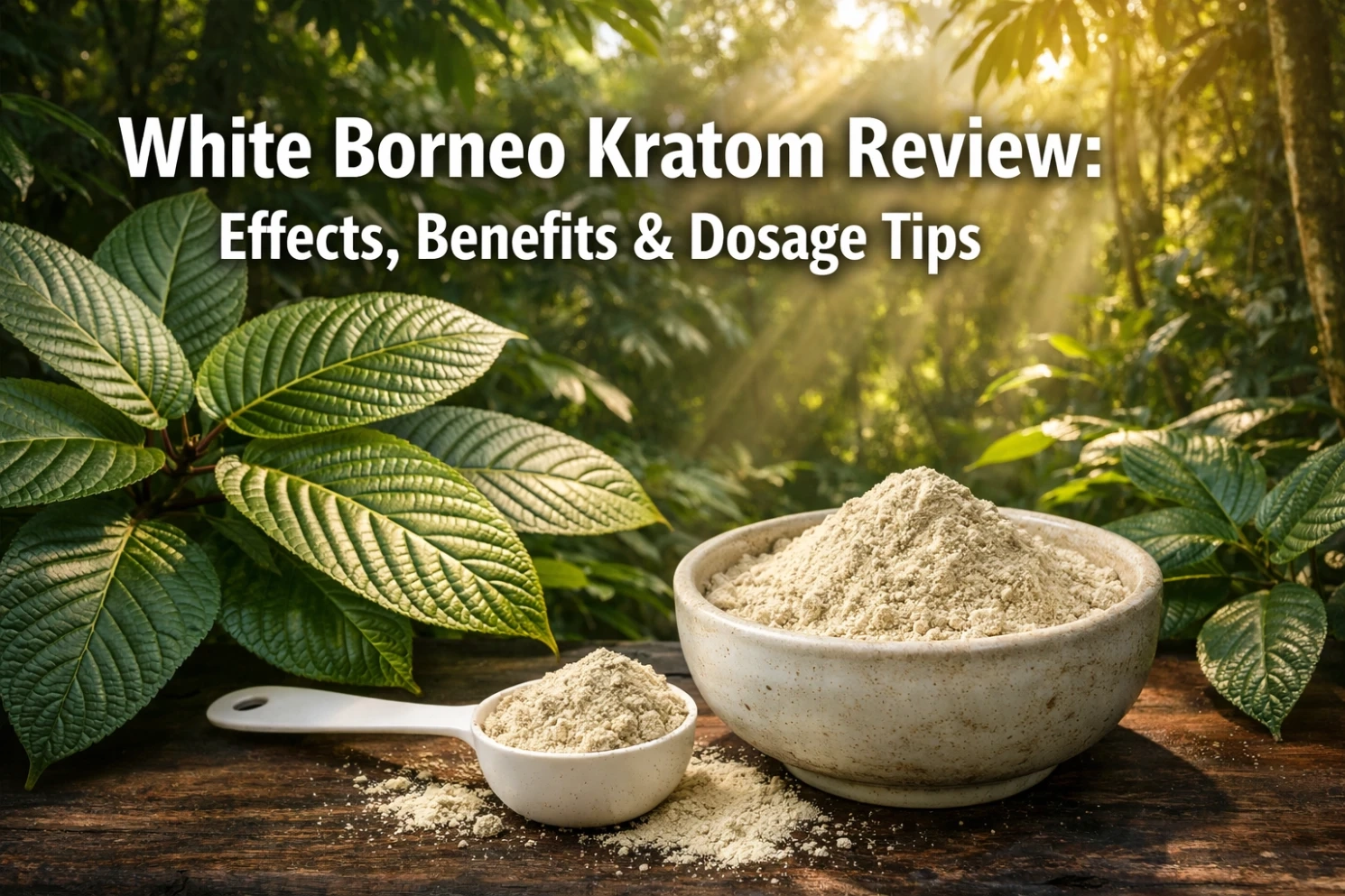 White Borneo Kratom Review Effects, Benefits