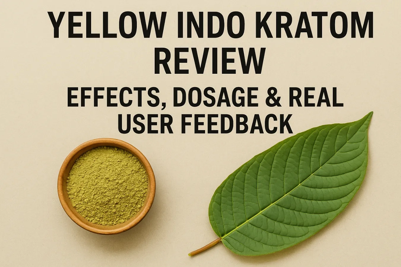Yellow Indo Kratom Review Effects, Dosage & Real User Feedback1