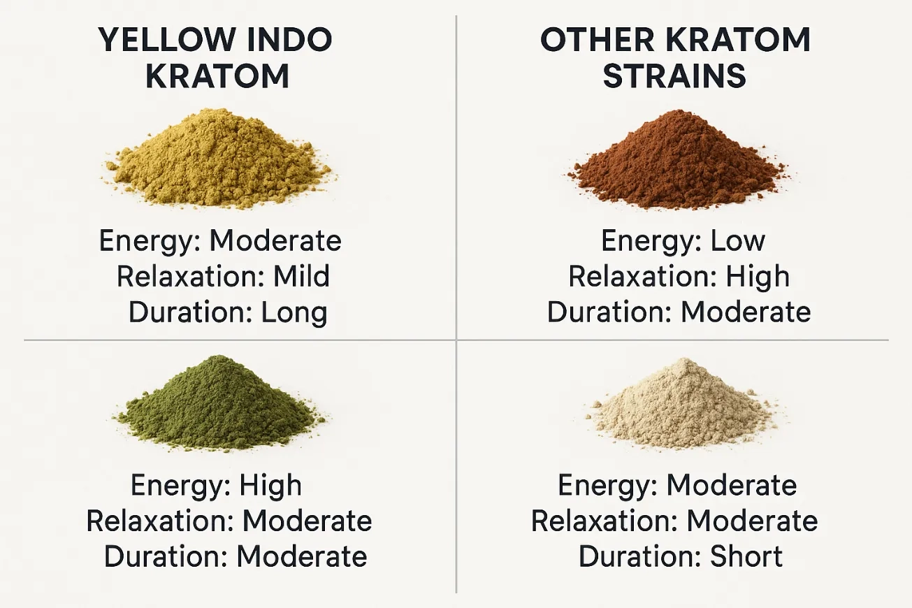 Yellow Indo Kratom Vs Others Strains