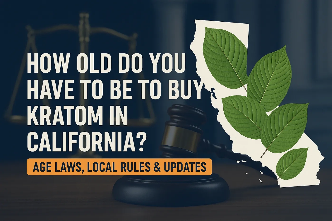 How Old Do You Have to Be to Buy Kratom in California? Age Laws, Local Rules & Updates
