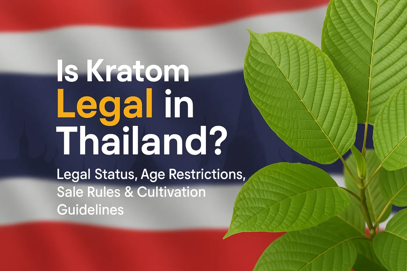 is kratom legal in Thailand