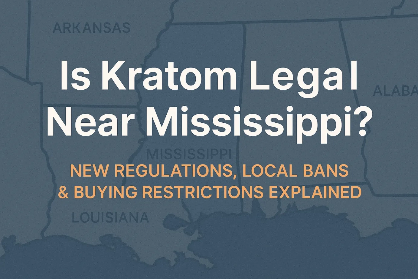 is kratom legal near mississippi