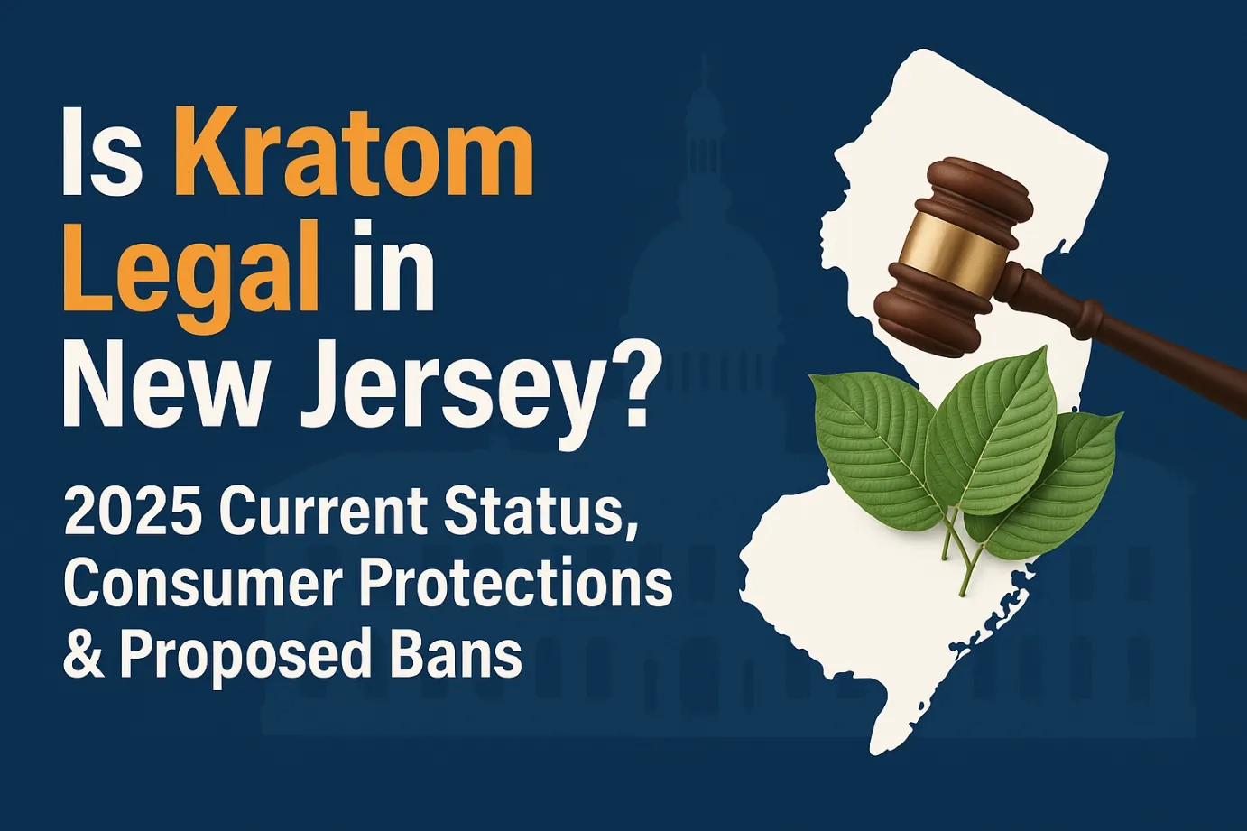 is kratom legal in new jersey – Current Status, Consumer Protections & Proposed Bans